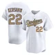 Clayton Kershaw ＃22 Los Angeles Dodgers Limited Men's Gold White 2025 Collection Jersey