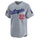 Clayton Kershaw ＃22 Los Angeles Dodgers Limited Men's Gray Away World Series Champions Jersey