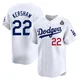 Clayton Kershaw ＃22 Los Angeles Dodgers Limited Men's White Home 2024 World Series Jersey