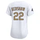 Clayton Kershaw ＃22 Los Angeles Dodgers Limited Women's Gold White 2025 Collection Jersey