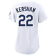 Clayton Kershaw ＃22 Los Angeles Dodgers Limited Women's Gold White 2026 Collection Stadium Jersey