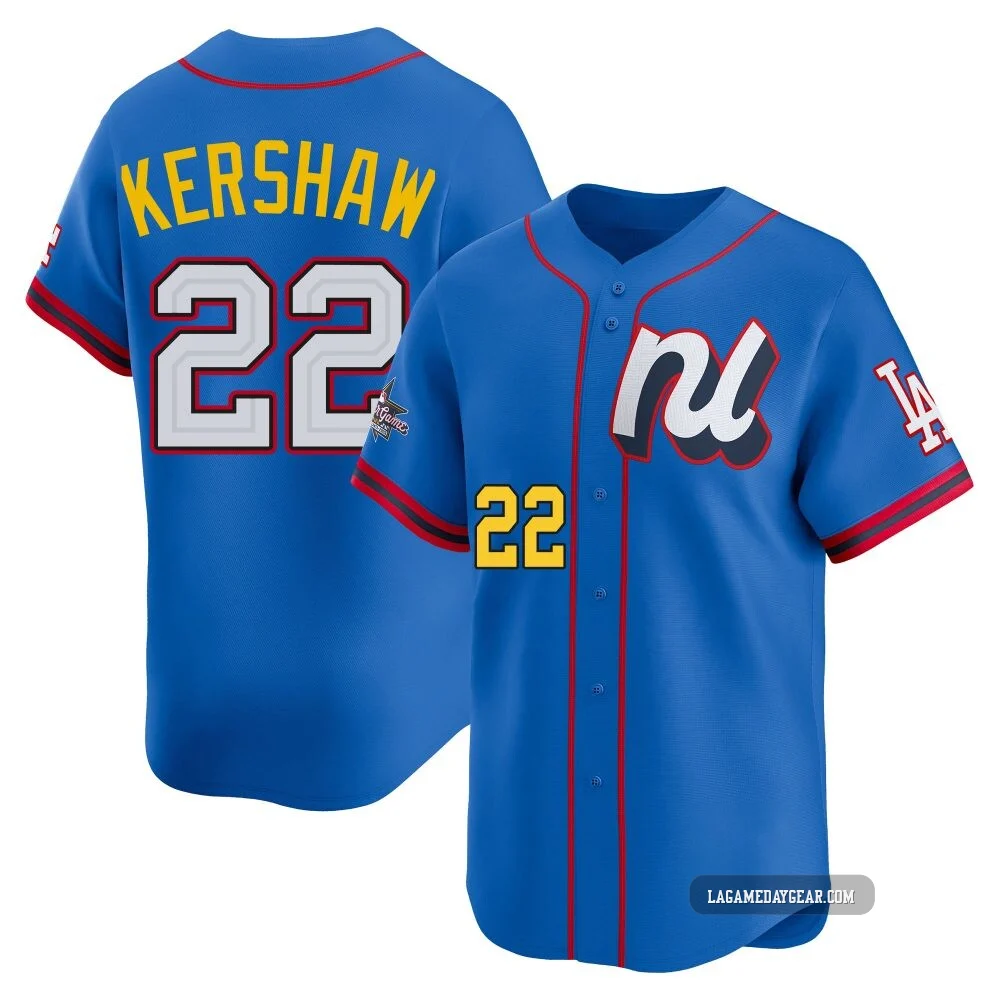 Clayton Kershaw ＃22 Los Angeles Dodgers Limited Youth Blue National League 2025 All-Star Edition Jersey