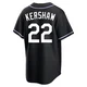 Clayton Kershaw ＃22 Los Angeles Dodgers Replica Youth Black Fashion Out Jersey