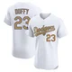 Danny Duffy ＃23 Los Angeles Dodgers Elite Men's Gold White 2025 Collection Jersey