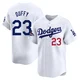 Danny Duffy ＃23 Los Angeles Dodgers Limited Men's White Home 2024 World Series Champions Jersey