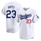 Danny Duffy ＃23 Los Angeles Dodgers Limited Men's White Home Jersey