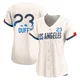 Danny Duffy ＃23 Los Angeles Dodgers Limited Women's Cream 2024 City Connect Jersey