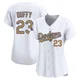 Danny Duffy ＃23 Los Angeles Dodgers Limited Women's Gold White 2025 Collection Jersey