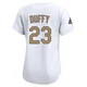 Danny Duffy ＃23 Los Angeles Dodgers Limited Women's Gold White 2025 Collection Jersey