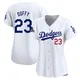 Danny Duffy ＃23 Los Angeles Dodgers Limited Women's White Home 2024 World Series Champions Jersey