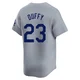 Danny Duffy ＃23 Los Angeles Dodgers Limited Youth Gray Away 2024 World Series Jersey
