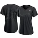 Danny Duffy ＃23 Los Angeles Dodgers Replica Women's Black Pitch Fashion 2024 World Series Jersey