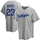 Danny Duffy ＃23 Los Angeles Dodgers Replica Youth Gray Road Jersey