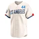 Darryl Strawberry ＃44 Los Angeles Dodgers Limited Men's Cream 2024 City Connect Jersey