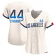Darryl Strawberry ＃44 Los Angeles Dodgers Limited Women's Cream 2024 City Connect Jersey