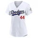 Darryl Strawberry ＃44 Los Angeles Dodgers Limited Women's Gold White 2026 Collection Stadium Jersey