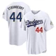 Darryl Strawberry ＃44 Los Angeles Dodgers Limited Youth Gold White 2026 Collection Stadium Jersey