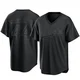 Darryl Strawberry ＃44 Los Angeles Dodgers Replica Men's Black Pitch Fashion Jersey