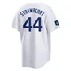 Darryl Strawberry ＃44 Los Angeles Dodgers Replica Men's White 2024 World Tour Seoul Series Home Jersey