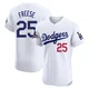 David Freese ＃25 Los Angeles Dodgers Elite Men's White Home World Series Champions Jersey