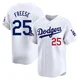 David Freese ＃25 Los Angeles Dodgers Limited Men's White Home 2024 World Series Champions Jersey