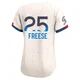 David Freese ＃25 Los Angeles Dodgers Limited Women's Cream 2024 City Connect Jersey