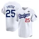 David Freese ＃25 Los Angeles Dodgers Limited Youth White Home 2025 World Series Jersey