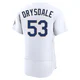 Don Drysdale ＃53 Los Angeles Dodgers Authentic Men's Gold White 2026 Collection Jersey
