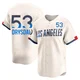 Don Drysdale ＃53 Los Angeles Dodgers Limited Men's Cream 2024 City Connect Jersey