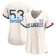 Don Drysdale ＃53 Los Angeles Dodgers Limited Women's Cream 2024 City Connect Jersey
