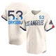 Don Drysdale ＃53 Los Angeles Dodgers Limited Youth Cream 2024 City Connect World Series Champions Jersey