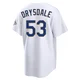 Don Drysdale ＃53 Los Angeles Dodgers Limited Youth Gold White 2026 Collection Stadium Jersey