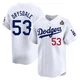 Don Drysdale ＃53 Los Angeles Dodgers Limited Youth White Home 2024 World Series Jersey