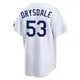 Don Drysdale ＃53 Los Angeles Dodgers Limited Youth White Home Stadium Jersey