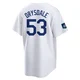Don Drysdale ＃53 Los Angeles Dodgers Replica Men's White 2024 World Tour Seoul Series Home Jersey