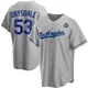 Don Drysdale ＃53 Los Angeles Dodgers Replica Youth Gray Road 2024 World Series Jersey