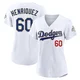 Edgardo Henriquez ＃60 Los Angeles Dodgers Limited Women's Gold White 2026 Collection Stadium Jersey