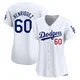 Edgardo Henriquez ＃60 Los Angeles Dodgers Limited Women's White Home Jersey