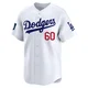 Edgardo Henriquez ＃60 Los Angeles Dodgers Limited Youth White 2024 World Tour Seoul Series Home Jersey