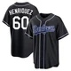 Edgardo Henriquez ＃60 Los Angeles Dodgers Replica Youth Black Fashion Out Jersey