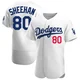 Emmet Sheehan ＃80 Los Angeles Dodgers Authentic Men's White Home Jersey