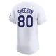 Emmet Sheehan ＃80 Los Angeles Dodgers Elite Men's White Home Jersey