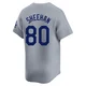 Emmet Sheehan ＃80 Los Angeles Dodgers Limited Men's Gray Away Jersey