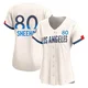 Emmet Sheehan ＃80 Los Angeles Dodgers Limited Women's Cream 2024 City Connect Jersey
