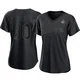 Emmet Sheehan ＃80 Los Angeles Dodgers Replica Women's Black Pitch Fashion 2024 World Series Jersey