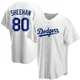 Emmet Sheehan ＃80 Los Angeles Dodgers Replica Youth White Home Jersey