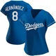 Enrique Hernandez ＃8 Los Angeles Dodgers Authentic Women's Royal Alternate Jersey