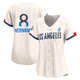 Enrique Hernandez ＃8 Los Angeles Dodgers Limited Women's Cream 2024 City Connect Jersey