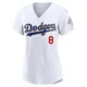 Enrique Hernandez ＃8 Los Angeles Dodgers Limited Women's Gold White 2026 Collection Stadium Jersey