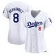 Enrique Hernandez ＃8 Los Angeles Dodgers Limited Women's White Home Jersey